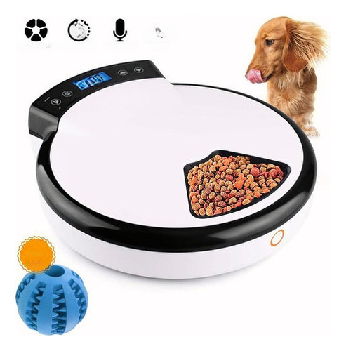 Alimentador Automático Para Mascotas Perro Gato Pienso Progr