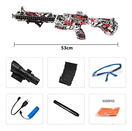 Ametralladora M416 Con Balines De Hidrogel Juguete Niños