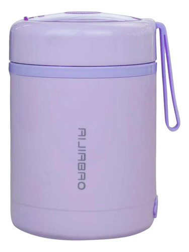 Contenedor De Comida Aislado, Almuerzo Bento Box A Violeta