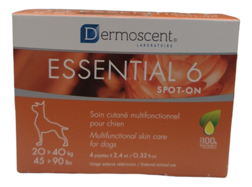 Dermoscent Essential Para Perro De 20 A 40kg,omegas 