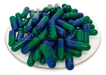 Comprar Mil Capsulas Vacias De Gelatina #0 Azul\u002Fverde Juntas 