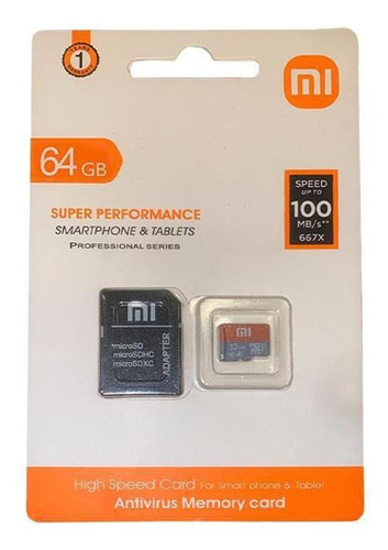 Cartão De Memória Micro Sd 64gb