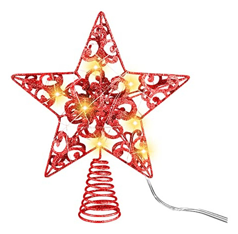 Estrella De Navidad Con Luces Led 10 B09c18gz1b1