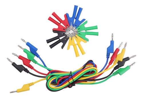 Kit De Cables De Prueba Tipo Banana Plug Para Circuito De Cl