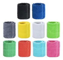 Comprar A 10 Par Muñequeras Sudor Microfibra Algodon Gym Pulsera