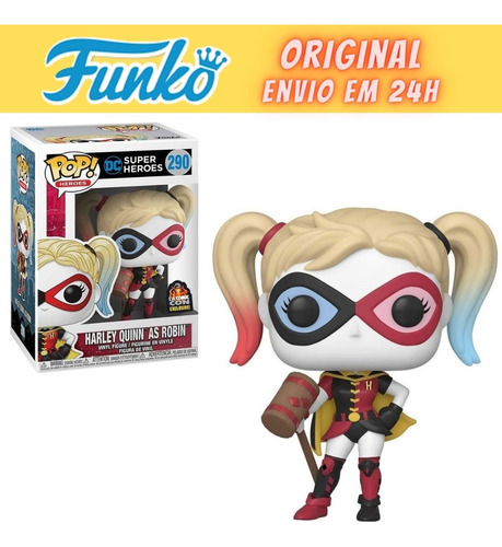 Funko Pop Harley Quinn As Robin (arlequina) - Exclusivo 290