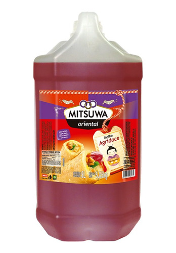 Salsa Agridulce Premium Mitsuwa 5 L De Brasil - Lireke