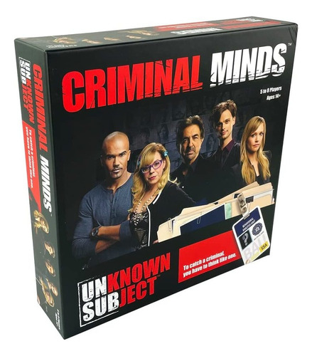 Juego De Mesa Criminal Minds Unknown Subject  Unsub  Fr80jm