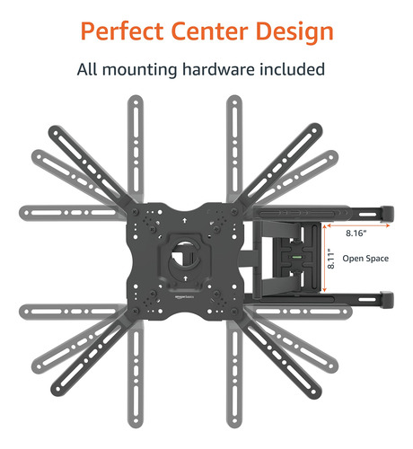 Basics Soporte De Pared Para Tv 32 A 86 Pulgadas Mmg