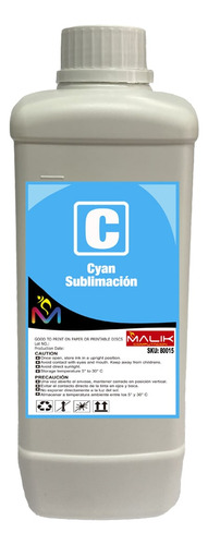 Tinta 1 Litro Sublimacion Cyan Para Epson Ecotank L3110
