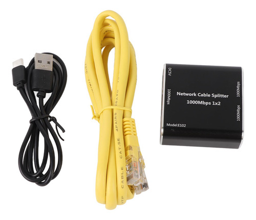 Adaptador Divisor De Internet Rj45 Gigabit Ethernet 1 A 2