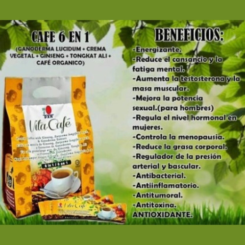 Vita Café 6 En 1 Dxn - Con Ganoderma