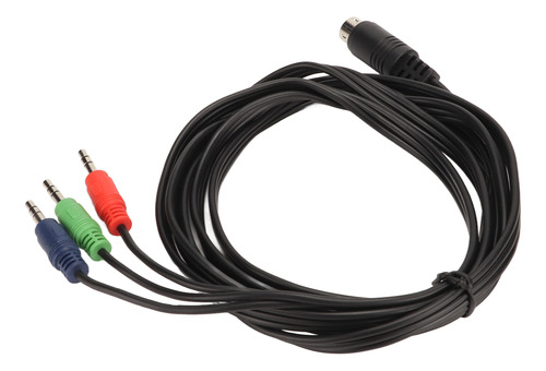 Cable Mini Din A 3 Dc De 3,5 Mm, Conector De 9 Pines, Sonido