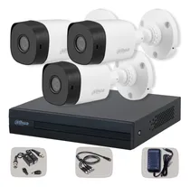 Comprar Kit 3 Camaras De Seguridad Dahua 2mp Dvr 4ch Full Hd