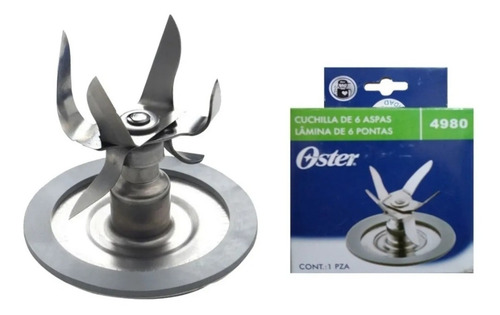 Cuchilla Licuadora 6 Hojillas Picahielo Reversible Oster
