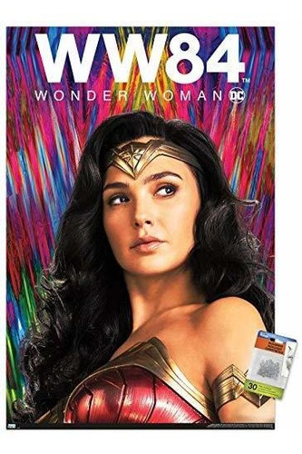 Película De Dc Comics - Wonder Woman 1984 - Póster De Pared 