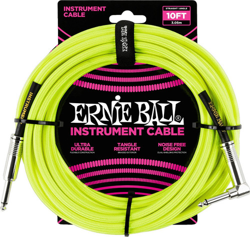 Ernie Ball Cable Para Instrumento Ernie Ball 3,05 P06080 Met
