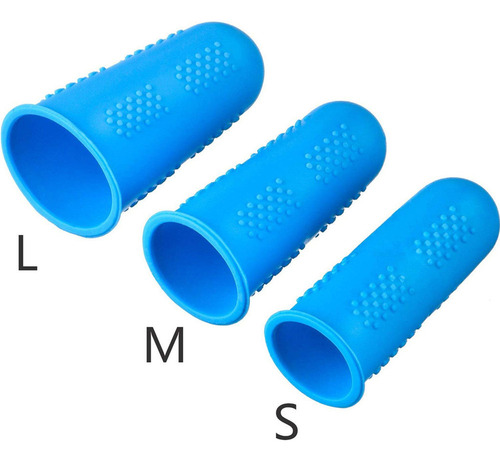 Protectores De Dedos De Silicona Con Pegamento Caliente En 3