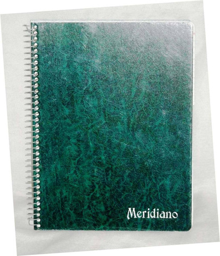 Cuaderno Meridiano Liso/cuadri/raya X 100 Hojas Tapa Dura