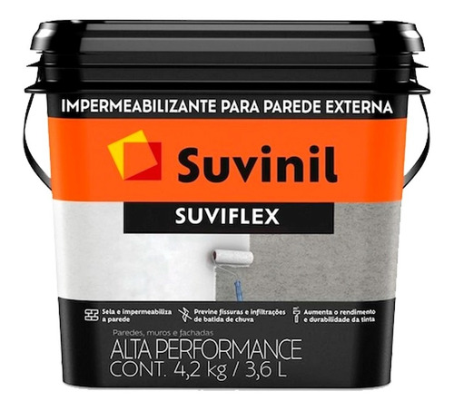 Tinta Suviflex Impermeabilizante E Selador  De Paredes 4,2kg