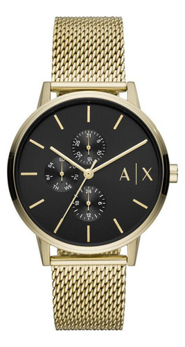 Relógio Masculino Armani Exchange Dourado Ax2715/1dn