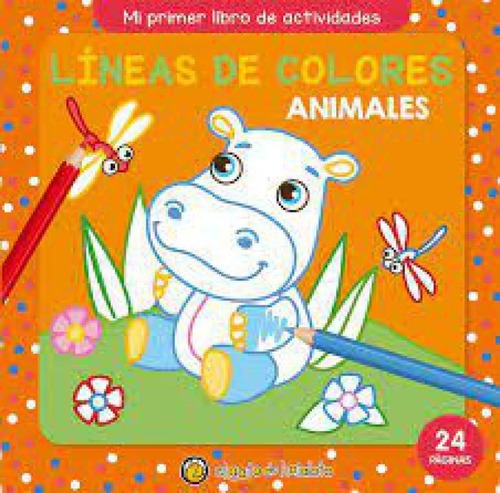 Libro Infantil Líneas De Colores: Animales