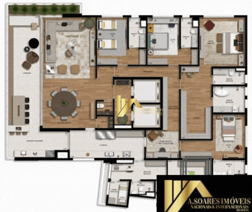 Imagem 20 de 30 de Apartamento À Venda Em Canvas Alphaville Centro Industrial E Empresarial/alphaville - Ap000142