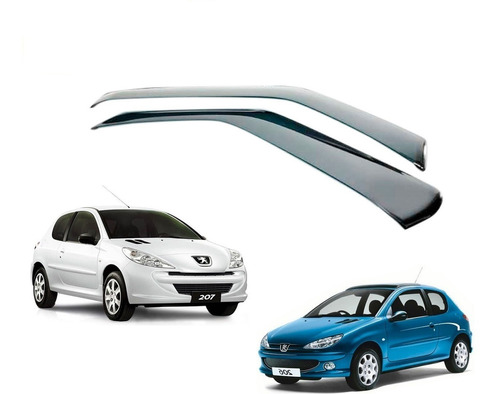 Calha De Chuva Defletor Peugeot 206/207/passion 4p 2009