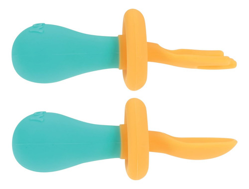 Nuby First Juego De Tenedor Y Cuchara - Utensilios Con Prote