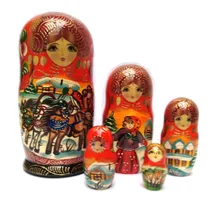 Comprar Muñeca Matrioska Rusa Navideña Decoracion Casa Y Hogar 19 Cm