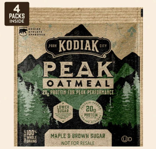 Kodiak Cakes Avena C/proteína Apple Cinnamon C/6 300gr