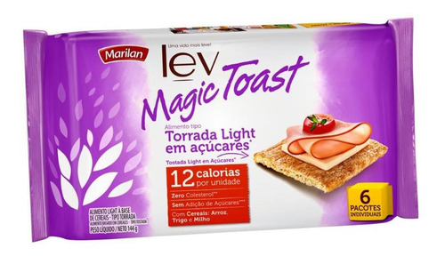 Biscoito Salgado Light Magic Toast Marilan 144g