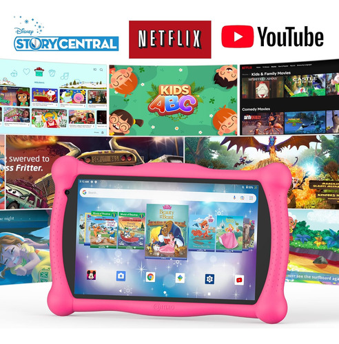 Tablet Contixo V10 Rosa, 7'', Con Lapiz, Wifi, 16 Gb Hd