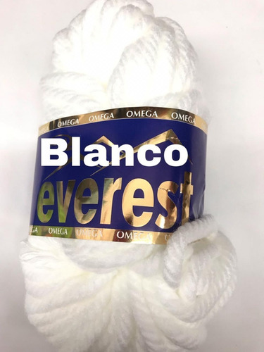 Estambre Grueso Everest 1 Madeja De 200 Gramos Color Blanco