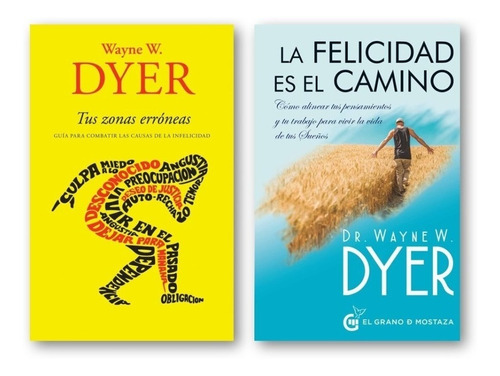 2 Libros Dyer Wayne W Zonas Erroneas + La Felicidad