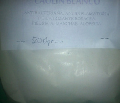 Imagen 2 de 6 de Arcilla Caolin Blanco Ideal Detifrico,tratamientos Naturales