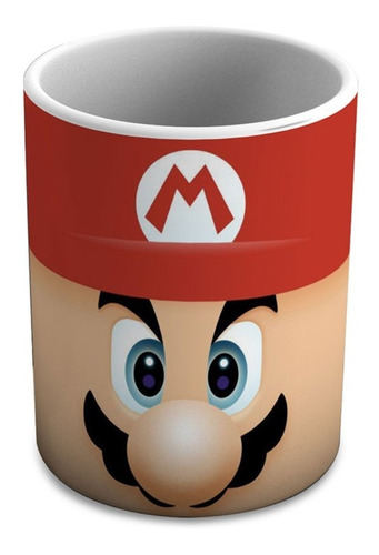  Canecas Personalizadas Porcelana Mario Bross 325 Ml