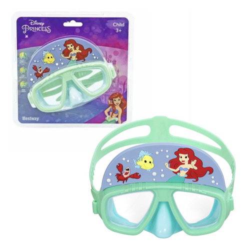 Lentes De Natación La Sirenita Disney 3+ Niñas Bestway 9103d