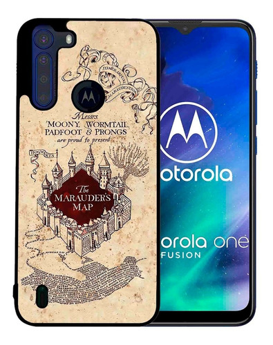 Funda Moto One Fusion Harry Potter Tpu/pm Uso Rudo