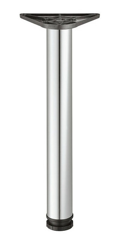 Pata Tubo Para Mesas Rondella Acero Cromado Ø 60mm Häfele