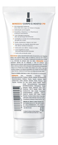 Kit Neostrata Minesol Oil Control + Corpo E Rosto Fps70