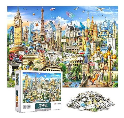 Rompecabezas Arquitectura Mundial Puzzle 1000 Piezas Premium