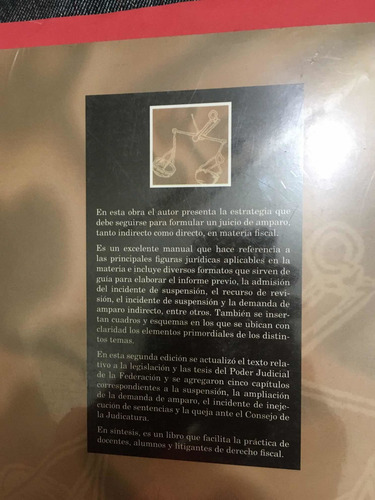 Amparo En Materia Fiscal: Hugo Carrasco Iriarte (Usado)