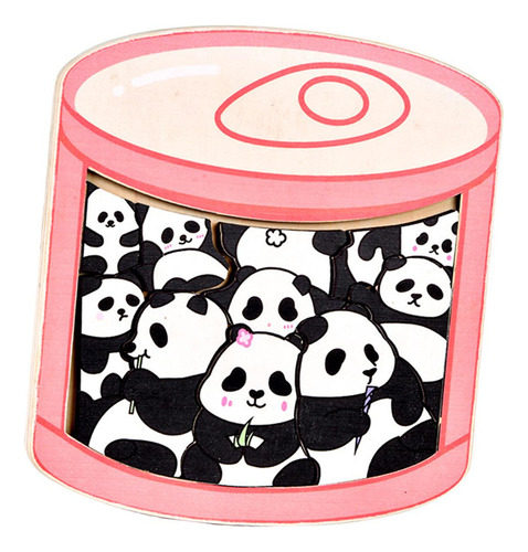 Panda Puzzles Decoración Para Edades De 4 Años En Adelante