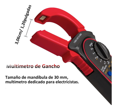 Amperímetro De Gancho 400a, St182pro 4000 Cuentas