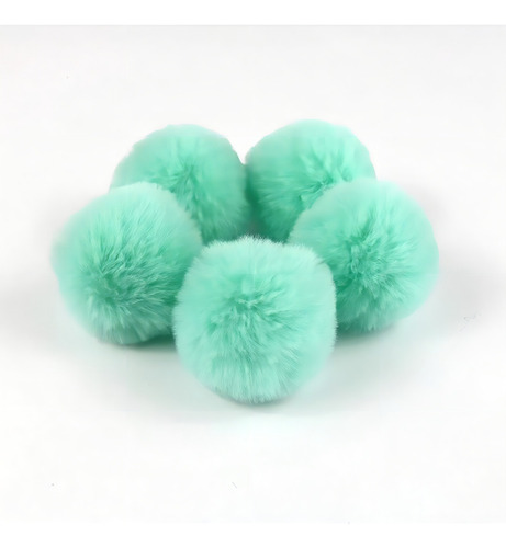 Plug Anal 6x2,8cm Com Rabo De Coelho Pompom Verde