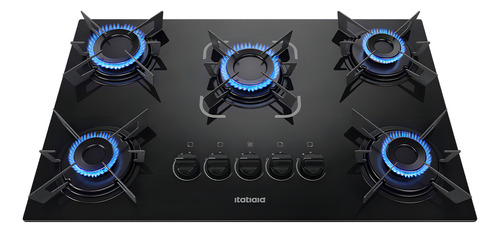 Fogão Cooktop - Itatiaia Electra 127/220v Cor Preto - 5 Queimadores