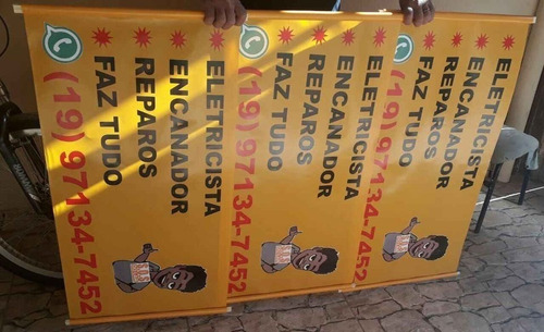 Imagem 4 de 10 de Faixas E Banners Adesivados