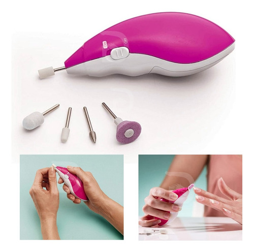 Pulidor Especial Uñas Manos Delicadas Fragiles Sensibles Kit