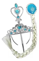 Comprar Disfraz Frozen Elsa Trenza + Varita + Corona